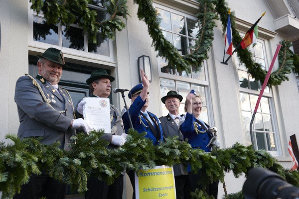 Das 445 Esenser Schützenfest ist eröffnet